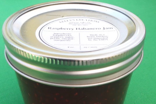 Raspberry Habanero Jam